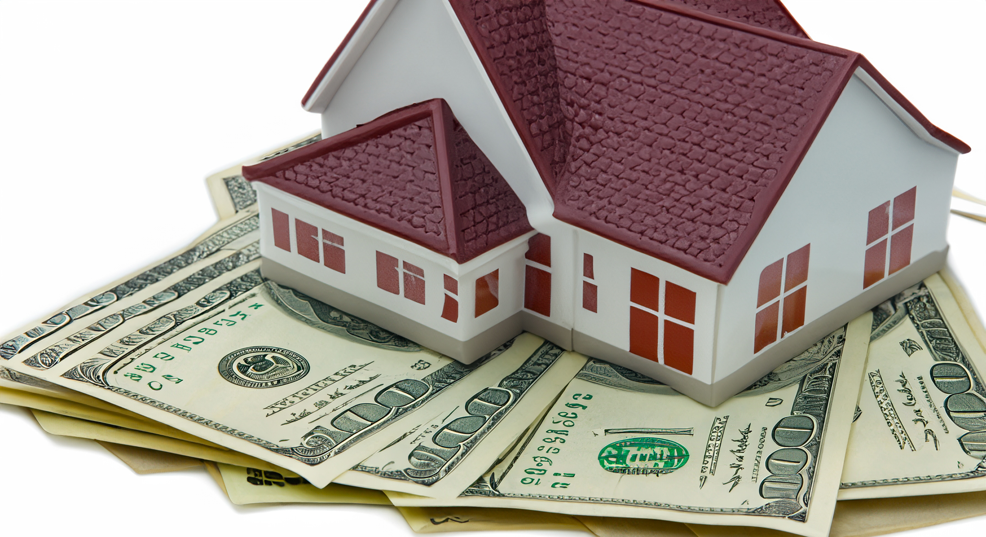 image of roof on house and money